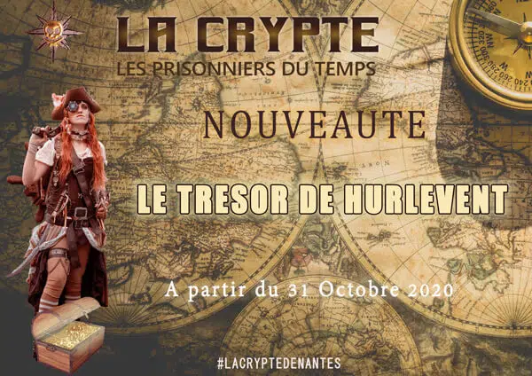 Affiche Escape Game de la Crypte - Le Trésor de Hurlevent