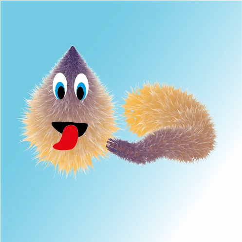 Poussin sur illustrator