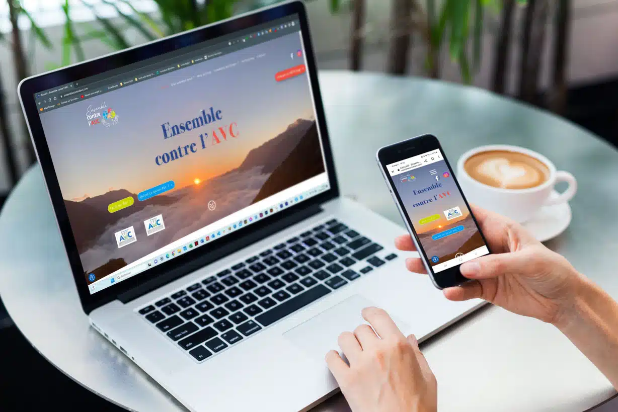 site ensemble contre l'avc sur Pc et Mobile